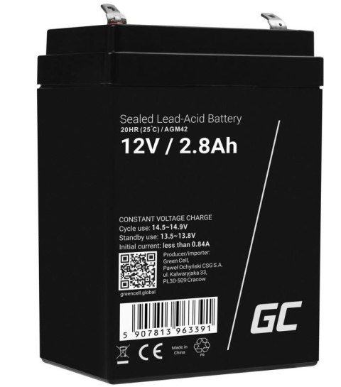 Akumulator AGM VRLA 12V 2.8Ah Akumulator AGM VRLA 12V 2.8Ah