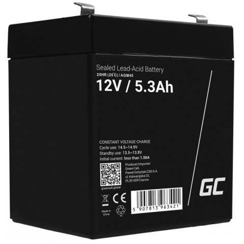 Akumulator AGM VRLA 12V 5.3Ah Akumulator AGM VRLA 12V 5.3Ah