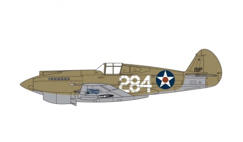 Model plastikowy Curtiss P-40B Warhawk