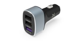 Ładowarka samochodowa 3xUSB QC 3.0