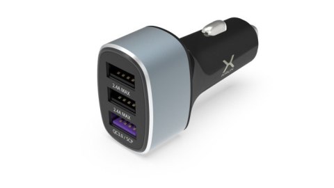 Ładowarka samochodowa 3xUSB QC 3.0