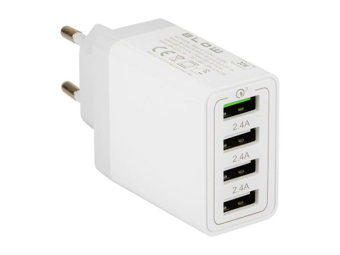 Ładowarka sieciowa z gniazdem USBx4 QC 3.0 30W Ładowarka sieciowa z gniazdem USBx4 QC 3.0 30W