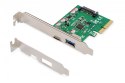 Karta rozszerzeń (Kontroler) USB 3.1 PCI Express USB A/ Typ C 3.1 Gen.2 10Gbps Chipset: ASM1142