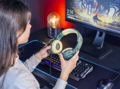 Słuchawki GXT411C Radius dżungla kamuflaż Słuchawki GXT411C Radius dżungla kamuflaż