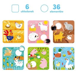 Układanki z dziurką - Wieś