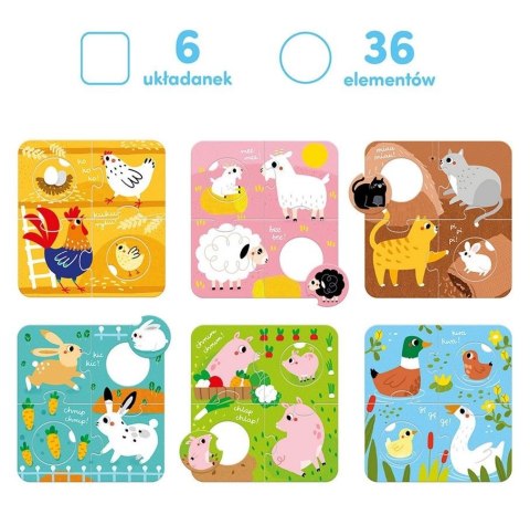 Układanki z dziurką - Wieś