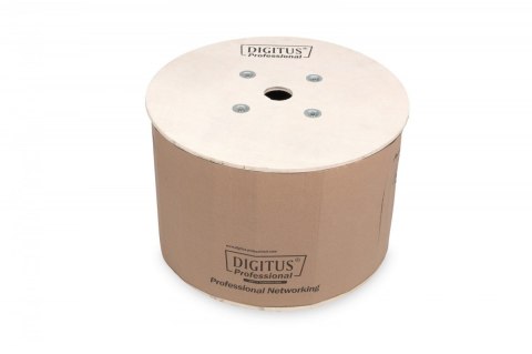 Kabel teleinformatyczny instalacyjny zewnętrzny kat.7, S/FTP, Eca, drut, AWG 23/1, PE, 1000m, czarny, szpula Kabel teleinformatyczny instalacyjny zewnętrzny kat.7, S/FTP, Eca, drut, AWG 23/1, PE, 1000m, czarny, szpula