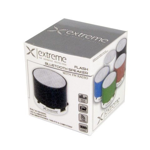 Głośnik bluetooth FM Flash czarny Głośnik bluetooth FM Flash czarny