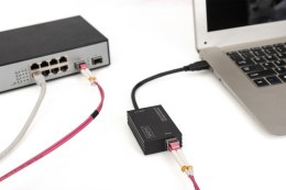 Karta sieciowa przewodowa USB 3.0 A do RJ45 Gigabit SFP Ethernet 1 Gbps Fiber Chipset RTL8153