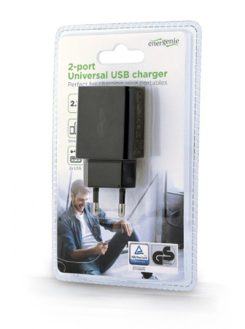 Ładowarka uniwersalna 2 portowa USB 2.1A Ładowarka uniwersalna 2 portowa USB 2.1A