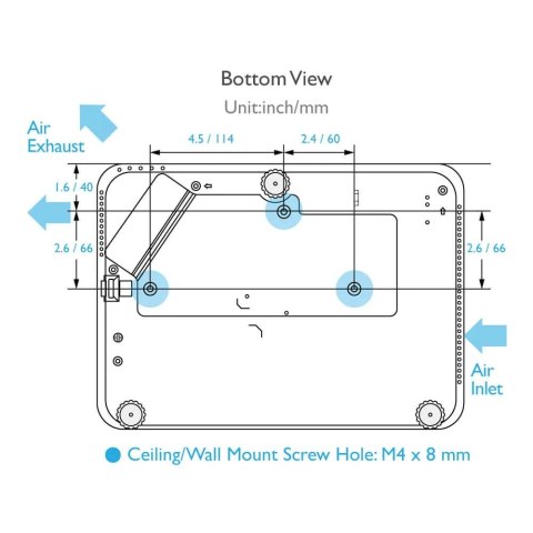 Projektor W1800 DLP 4K 2000ansi/10000:1/HDMI