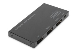 Rozdzielacz (Splitter) Ultra Slim HDMI 1x2 4K 60Hz 3D HDR HDCP 2.2 18 Gbps Micro USB