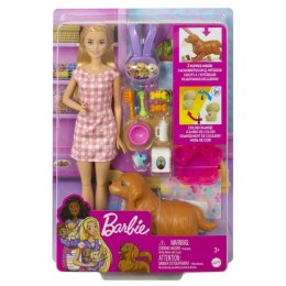 Lalka Barbie Narodziny piesków zestaw