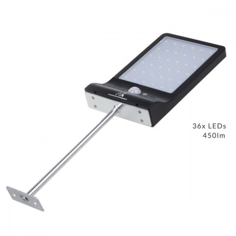 Solarna lampa LED z czujnikiem IP65 MCE444 Solarna lampa LED z czujnikiem IP65 MCE444