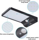 Solarna lampa LED z czujnikiem IP65 MCE444