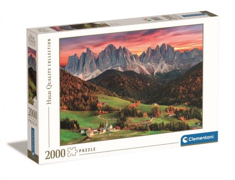 Puzzle 2000 elementów High Quality, Val Di Funes