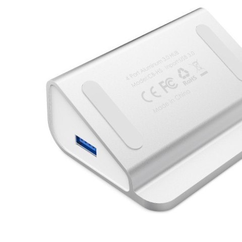 CB-H5 aluminiowy HUB USB-A | 4xUSB 3.0 | 5Gbps CB-H5 aluminiowy HUB USB-A | 4xUSB 3.0 | 5Gbps