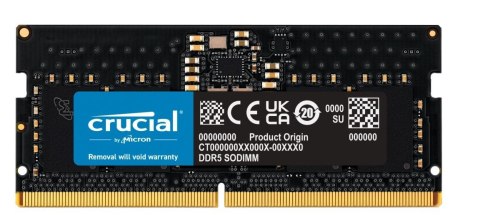 Pamięć DDR5 SODIMM 8GB/4800 CL40 (16Gbit)