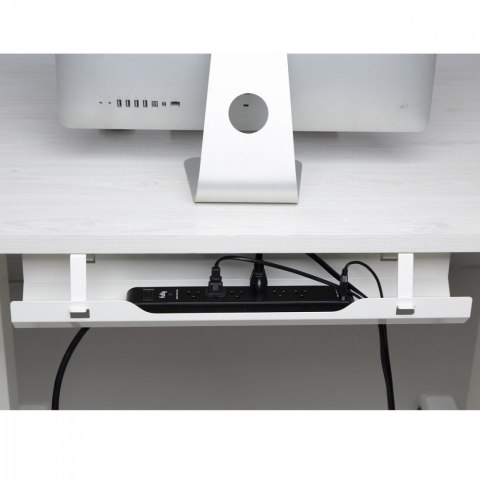 Organizer podbiurkowy na kable listwe Ergo Office ER-431W Biały Organizer podbiurkowy na kable listwe Ergo Office ER-431W Biały