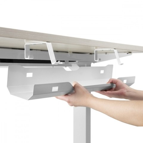 Organizer podbiurkowy na kable listwe Ergo Office ER-431W Biały Organizer podbiurkowy na kable listwe Ergo Office ER-431W Biały
