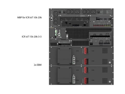 Zasilacz awaryjny Rack VFI 20000 ICR IOT 3/3 On-line 10KVA terminal RJ-45 USB-B RS-232 3/3 Zasilacz awaryjny Rack VFI 20000 ICR IOT 3/3 On-line 10KVA terminal RJ-45 USB-B RS-232 3/3