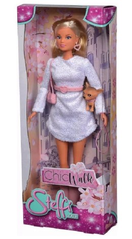 Lalka Steffi z chihuahua