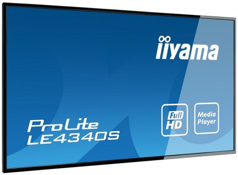 Monitor 43 LE4340S-B3 VA/FHD/HDMI/VGA/USB/RJ45/2X10W/16/7 Monitor 43 LE4340S-B3 VA/FHD/HDMI/VGA/USB/RJ45/2X10W/16/7