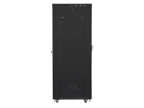 Szafa instalacyjna RACK stojąca 19 27U 800X1000 czarna LCD (FLAT PACK) Szafa instalacyjna RACK stojąca 19 27U 800X1000 czarna LCD (FLAT PACK)