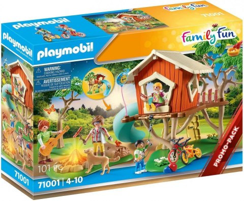 Klocki Zestaw z figurkami Family Fun 71001 Domek na drzewie ze zjeżdżalnią