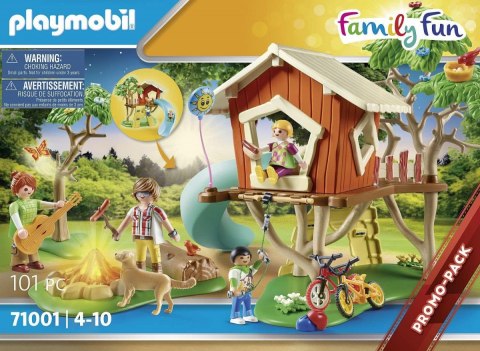 Klocki Zestaw z figurkami Family Fun 71001 Domek na drzewie ze zjeżdżalnią