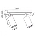 Lampa ścienno-sufitowa SPOT GU10 MCE452 B