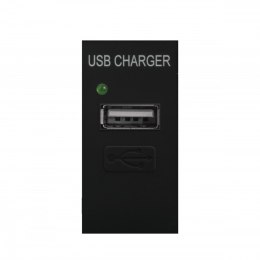 Gniazdo USB z ładowarką pasuje do szklanych ramek MCE727B Czarne