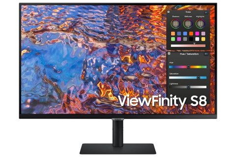 Monitor 32 cale ViewFinity S80PX IPS 3840x2160 UHD 16:9 1xHDMI 1xDP 1xUSB-C (90W) 3xUSB 3.0 LAN 5ms PinP/PbyP 60Hz HAS+PIV płask