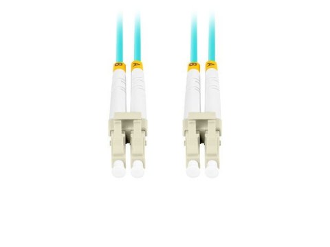 Patchcord światłowodowy Mm Lc/Upc-Lc/Upc Duplex 3.0mm 3m Aqua Patchcord światłowodowy Mm Lc/Upc-Lc/Upc Duplex 3.0mm 3m Aqua
