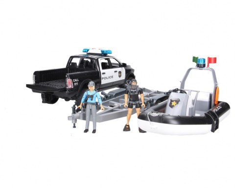 Pojazd Dodge RAM 2500 Policyjny Pikap z łodzią