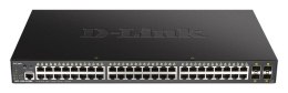 Przełącznik DGS-1250-52XMP 48GE PoE+ 4SFP+