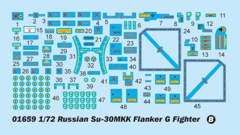 Russian Su-30M KK Flanker G Fighter Russian Su-30M KK Flanker G Fighter