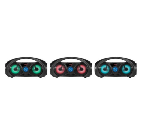 Głośnik Bluetooth Beatbox 10W BT/FM/USB/TF/AUX Kolorowe podświetlenie