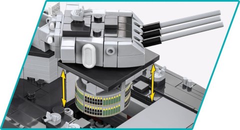 Klocki Historical Collection Battleship Missouri (BB-63)