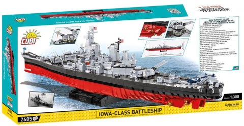 Klocki Historical Collection Iowa-Class Battleship (4w1) - Executive Edition