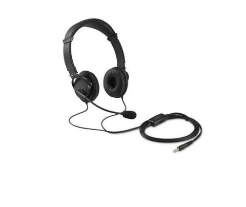 Słuchawki z mikrofonem 3.5mm jack z regulacją głośności