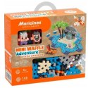 Klocki Waffle mini - Wyspa Skarbów 148 elementów