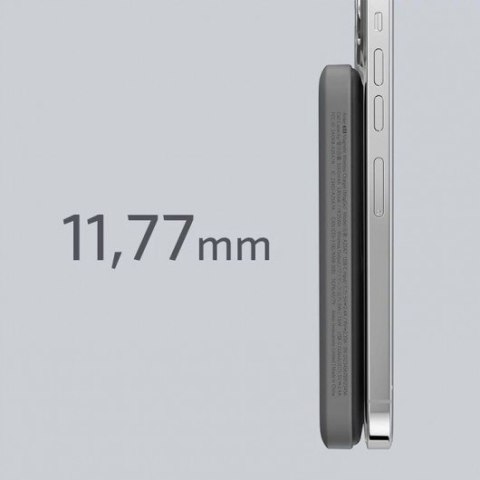 Ładowarka bezprzewodowa PowerWave MagGo 2-w-1 + 5000 mAh Czarny Ładowarka bezprzewodowa PowerWave MagGo 2-w-1 + 5000 mAh Czarny