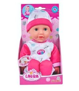 Lalka Laura Słodki bobas z dźwiękiem