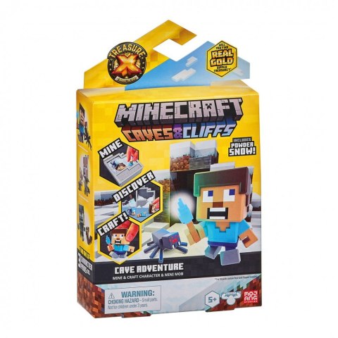 Figurki Minecraft Caves & Cliffs - Przygoda w Jaskini Treasure X Figurki Minecraft Caves & Cliffs - Przygoda w Jaskini Treasure X