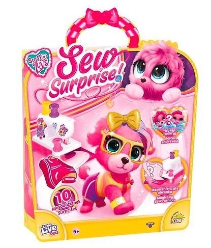 Maszyna do szycia + pluszak różowy Little Live Pets Sew Surprise Maszyna do szycia + pluszak różowy Little Live Pets Sew Surprise