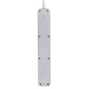 Listwa zasilająca przeciwprzepięciowa 4 gniazda z 3xUSB-A, Fast Charge, 1,5m, LZ-12