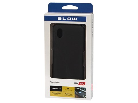 Power Bank 20000mAh 2xUSB QC PB20D USB-C Power Bank 20000mAh 2xUSB QC PB20D USB-C