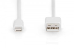 Kabel do transmisji danych/ładowania USB A/Lightning MFI 2m Biały