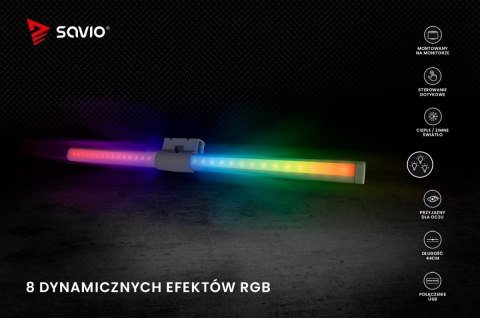 Lightbar Lampka LED na monitor, USB, RGB LB-01 Lightbar Lampka LED na monitor, USB, RGB LB-01